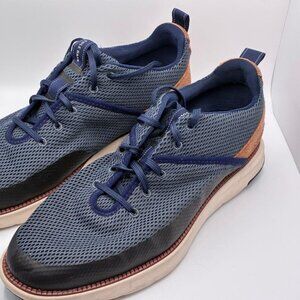 Share *EUC* COLE HAAN Grand Atlantic Blue Brown Sneaker Shoe C35467 Size 11.5 M